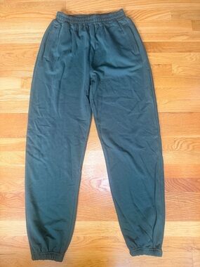 Naked Wardrobe Olive Green Joggers High Waist Cozy Sweatpants M NWOT Streetwear